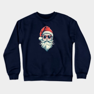 Santa Claus with glasses Crewneck Sweatshirt